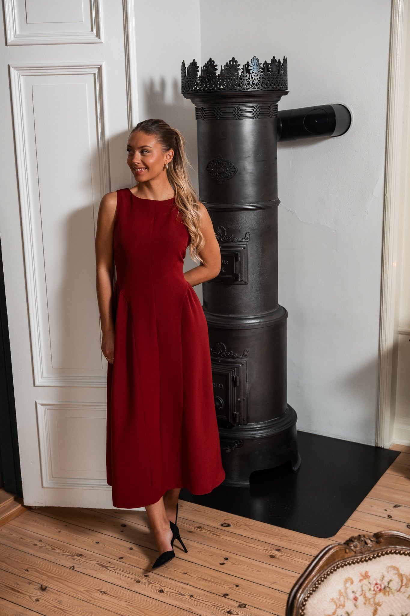 VMSALLY Long Dress - Biking Red